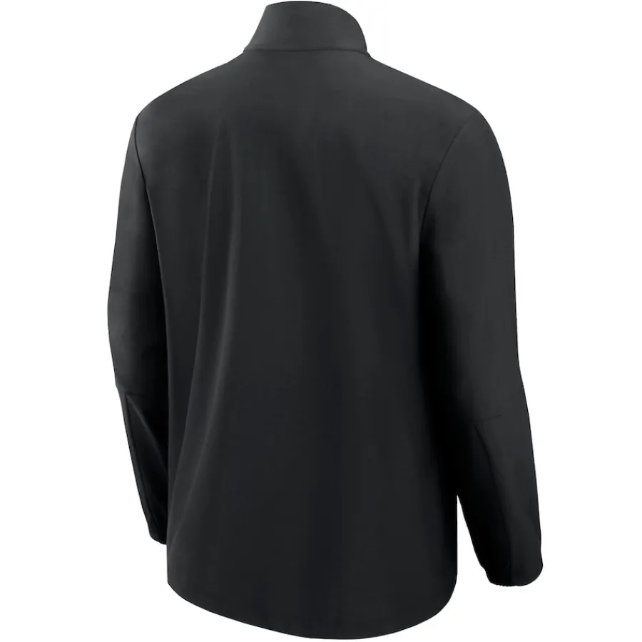 New York Jets Jackets | Sweatshirts & Fleece^Men's Fanatics Black Front Office Woven Quarter-Zip Jacket