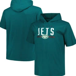 New York Jets Big & Tall^Men's Fanatics Green Big & Tall Hoodie T-Shirt