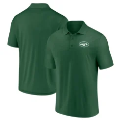 New York Jets Polos^Men's Fanatics Green Component Polo