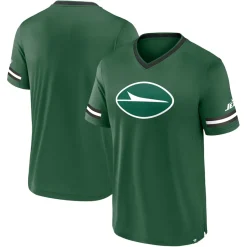 New York Jets T-Shirts | Men^Men's Fanatics Green Stripe Stacking T-Shirt