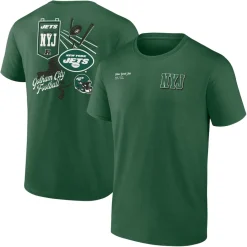 New York Jets T-Shirts | Men^Men's Fanatics Green Split Zone T-Shirt