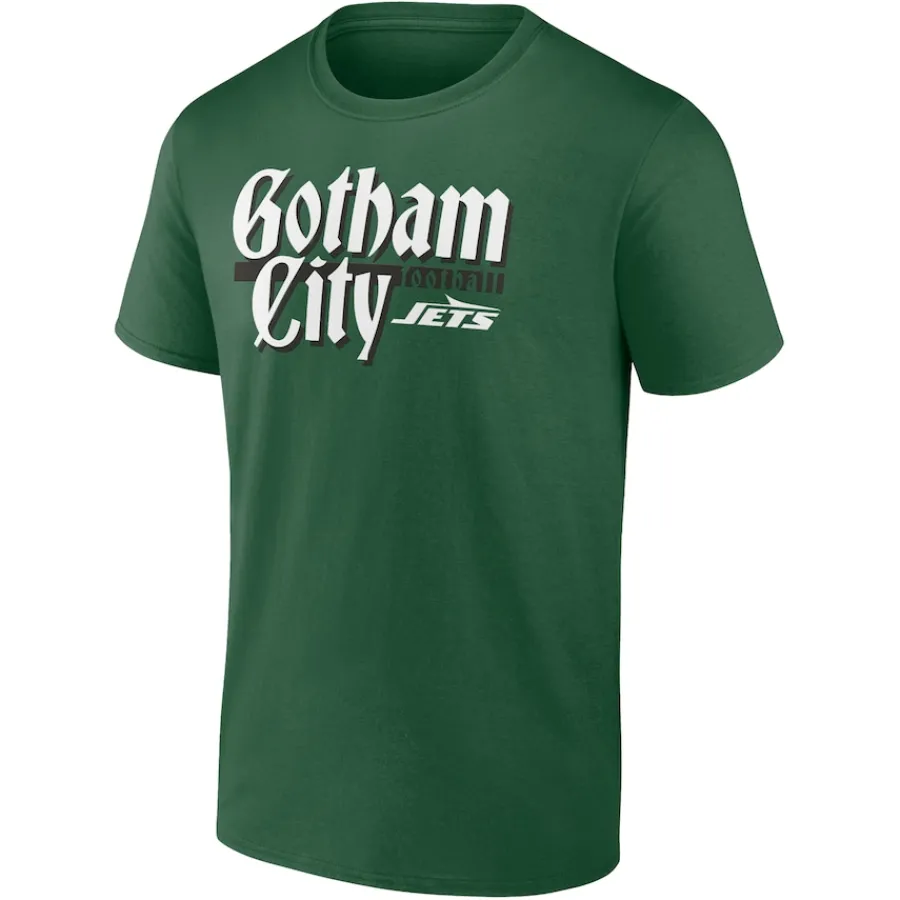 New York Jets T-Shirts | Men^Men's Fanatics Green Hometown Offensive Drive T-Shirt