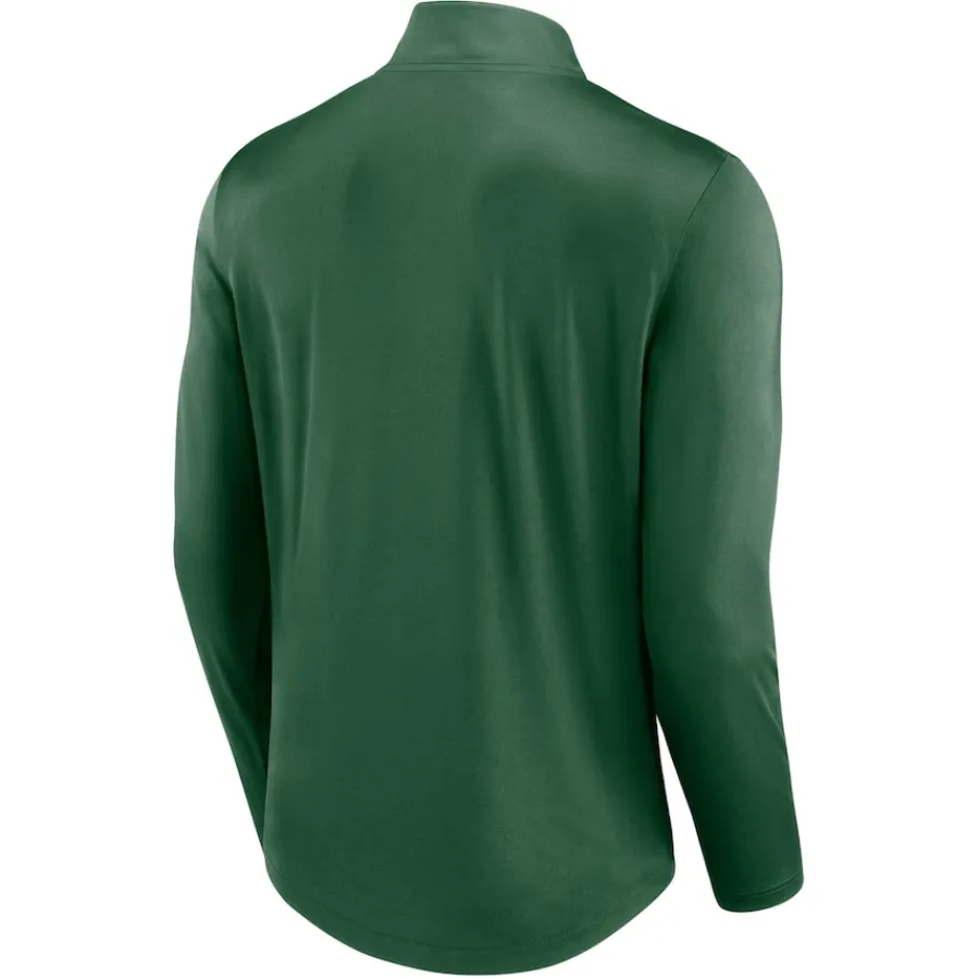 New York Jets Jackets | Sweatshirts & Fleece^Men's Fanatics Green Quarterback Quarter-Zip Top