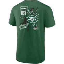 New York Jets T-Shirts | Men^Men's Fanatics Green Split Zone T-Shirt