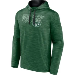 New York Jets Sweatshirts & Fleece | Men^Men's Fanatics Heather Green Hook And Ladder Pullover Hoodie