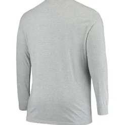 New York Jets Big & Tall | Long Sleeved^Men's Fanatics Heathered Gray Big & Tall Practice Long Sleeve T-Shirt
