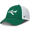 New York Jets Adjustable^Men's Fanatics Kelly Green/White Vintage Trucker Adjustable Hat