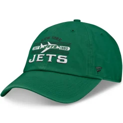New York Jets Hats | Men^Men's Fanatics Kelly Green Vintage Delay Adjustable Hat