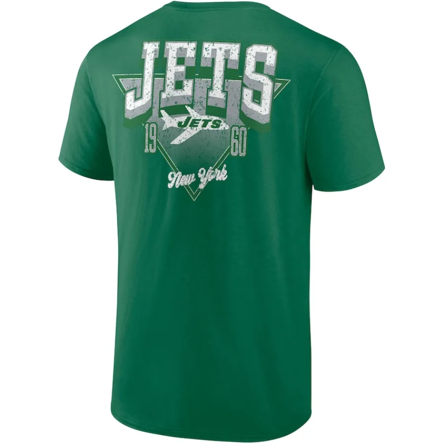 New York Jets T-Shirts | Men^Men's Fanatics Kelly Green Never Over T-Shirt