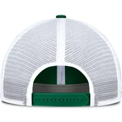 New York Jets Adjustable^Men's Fanatics Kelly Green/White Vintage Trucker Adjustable Hat