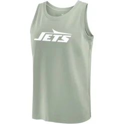 New York Jets Tank Tops^Men's Fanatics Light Green Elements Tank Top