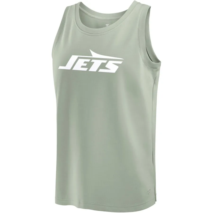 New York Jets Tank Tops^Men's Fanatics Light Green Elements Tank Top