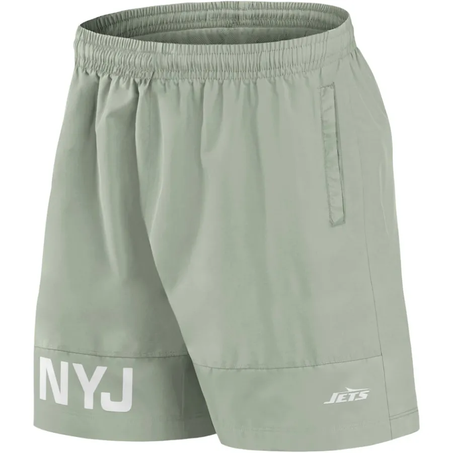 New York Jets Shorts & Pants^Men's Fanatics Light Green Elements Shorts