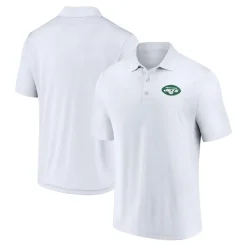 New York Jets Polos^Men's Fanatics White Component Polo