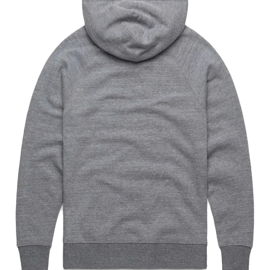 New York Jets Sweatshirts & Fleece | Men^Men's Homage Gray Retro Helmet Raglan Pullover Tri-Blend Hoodie