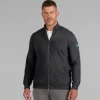 New York Jets Sweaters & Dress Shirts | Sweatshirts & Fleece^Men's J. Palmer Black QB1 Full-Zip Sweatshirt