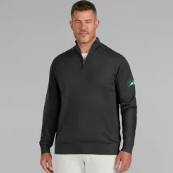 New York Jets Jackets | Sweatshirts & Fleece^Men's J. Palmer Black Franchise Quarter-Zip Sweater