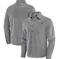 New York Jets Sweaters & Dress Shirts^Men's J. Palmer Black Dual Threat Long Sleeve Button-Up Shirt