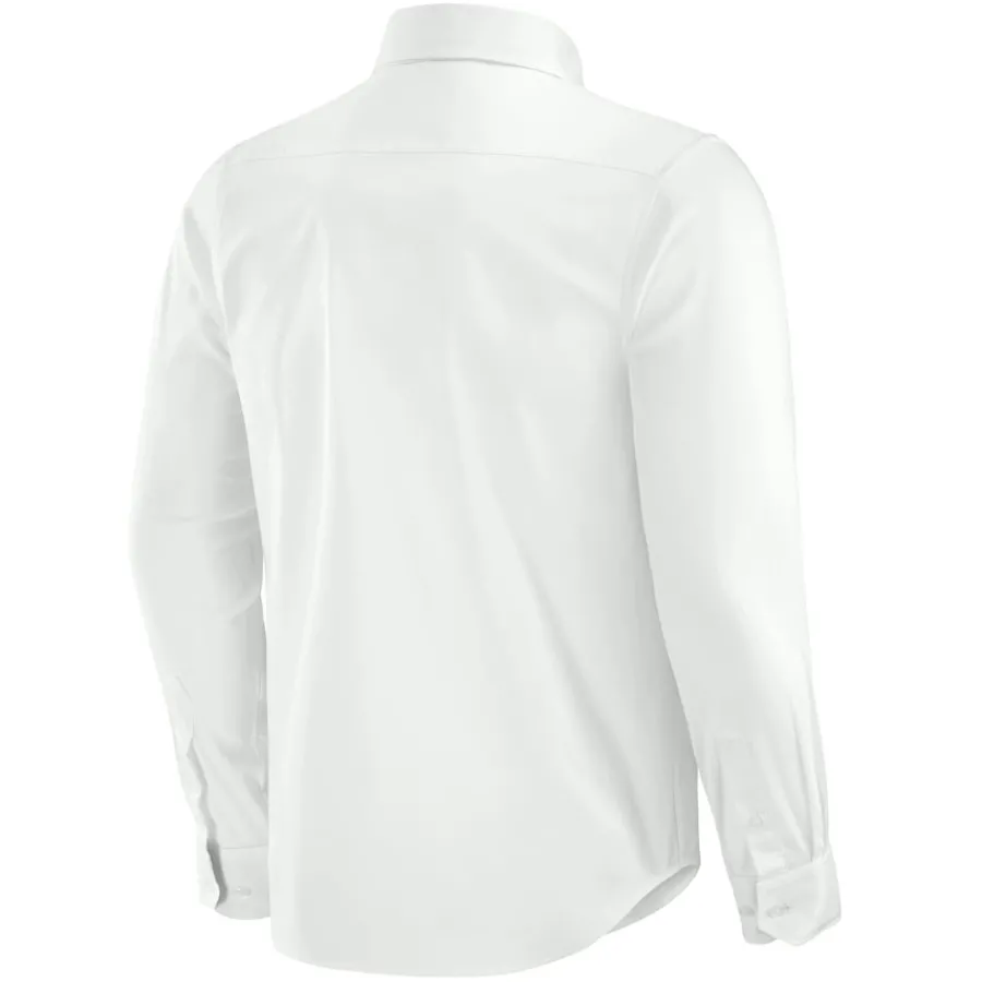 New York Jets Sweaters & Dress Shirts^Men's J. Palmer White Man-In-Motion Long Sleeve Button-Up Dress Shirt