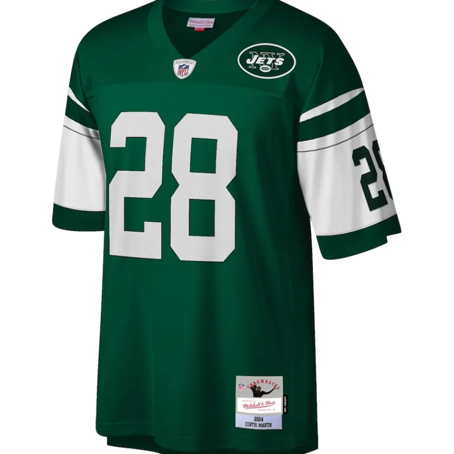 New York Jets Replica | Throwback^Men's Mitchell & Ness Curtis Martin Green Legacy Replica Jersey