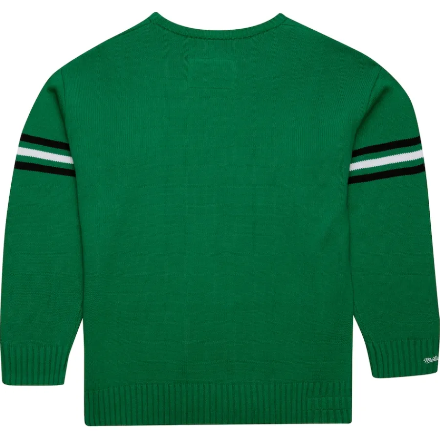 New York Jets Sweaters & Dress Shirts | Sweaters^Men's Mitchell & Ness Green Throwback 1984 Pullover Sweater