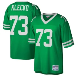 New York Jets Replica | Throwback^Men's Mitchell & Ness Joe Klecko Kelly Green Legacy Replica Jersey