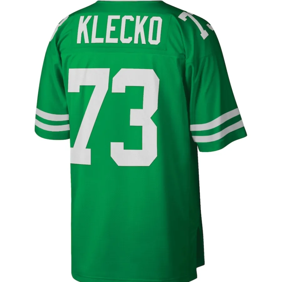 New York Jets Throwback^Men's Mitchell & Ness Joe Klecko Green Retired Player Legacy Replica Jersey