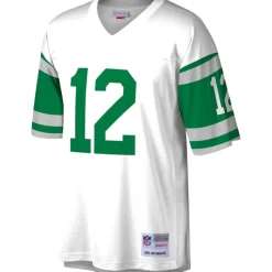 New York Jets Replica | Throwback^Men's Mitchell & Ness Joe Namath White Legacy Replica Jersey