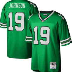 New York Jets Replica | Throwback^Men's Mitchell & Ness Keyshawn Johnson Kelly Green Legacy Replica Jersey