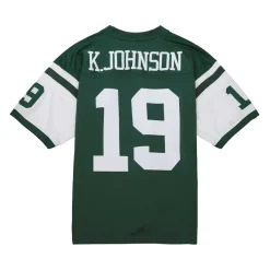 New York Jets Replica | Throwback^Men's Mitchell & Ness Keyshawn Johnson Green Legacy Replica Jersey