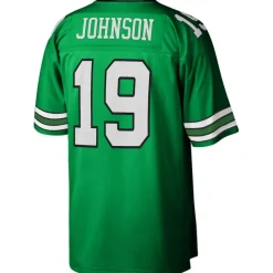 New York Jets Replica | Throwback^Men's Mitchell & Ness Keyshawn Johnson Kelly Green Legacy Replica Jersey