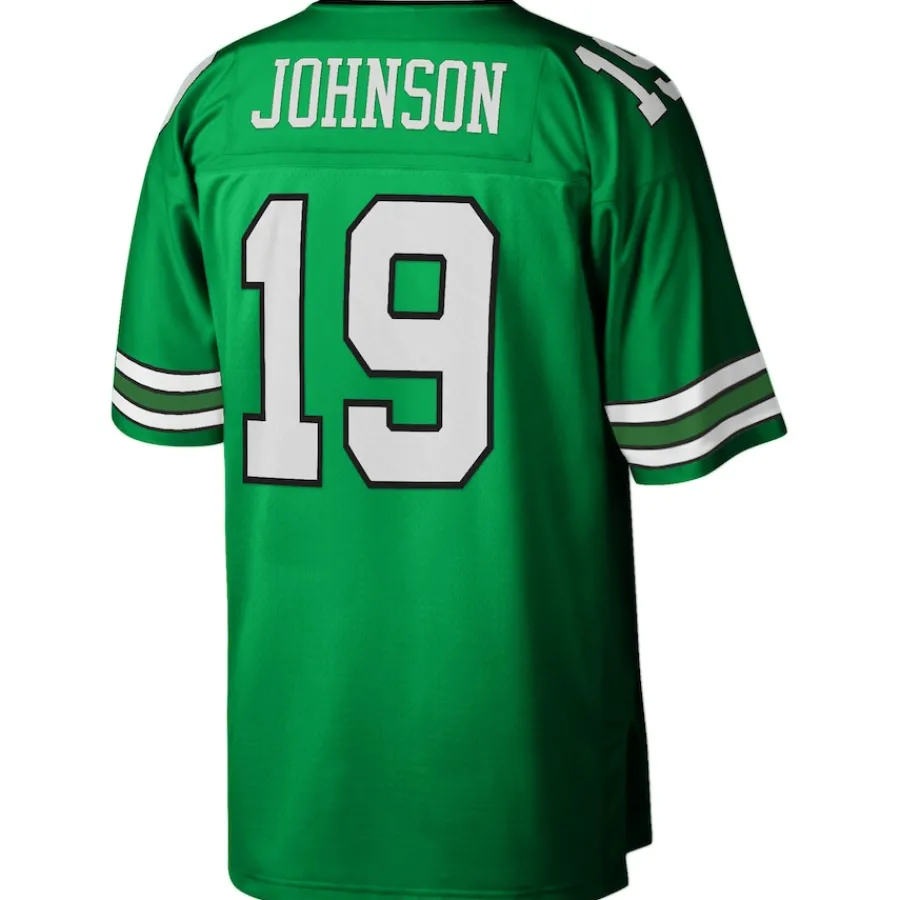 New York Jets Replica | Throwback^Men's Mitchell & Ness Keyshawn Johnson Kelly Green Legacy Replica Jersey
