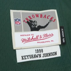 New York Jets Replica | Throwback^Men's Mitchell & Ness Keyshawn Johnson Green Legacy Replica Jersey