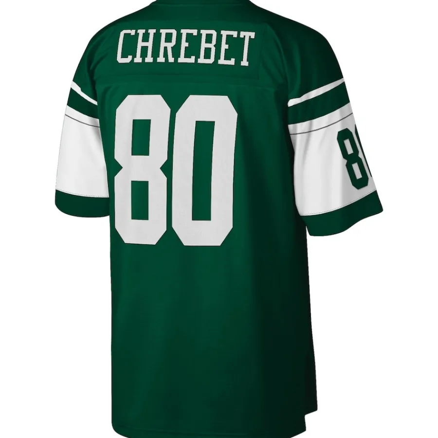 New York Jets Replica | Throwback^Men's Mitchell & Ness Wayne Chrebet Green Legacy Replica Jersey