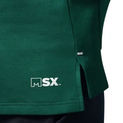 New York Jets Tank Tops^Men's MSX By Michael Strahan Green Captain Sleeveless Hoodie T-Shirt