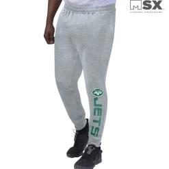 New York Jets Shorts & Pants^Men's MSX By Michael Strahan Heathered Gray Jogger Pants