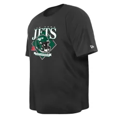 New York Jets Big & Tall^Men's New Era Black Big & Tall Helmet T-Shirt
