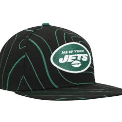 New York Jets Fitted^Men's New Era Black Geo 59FIFTY Fitted Hat