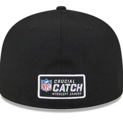New York Jets Fitted^Men's New Era Black 2023 NFL Crucial Catch 59FIFTY Fitted Hat