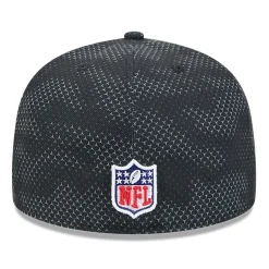 New York Jets Hats | Men^Men's New Era Black 2024 Sideline 59FIFTY Fitted Hat