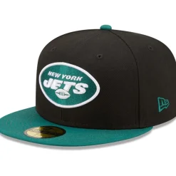 New York Jets Fitted^Men's New Era Black/Green Flipside 2Tone 59FIFTY Fitted Hat