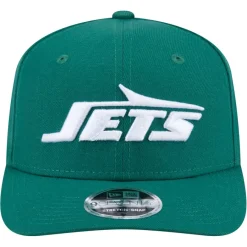 New York Jets Adjustable^Men's New Era Green 9SEVENTY Stretch-Snap Hat