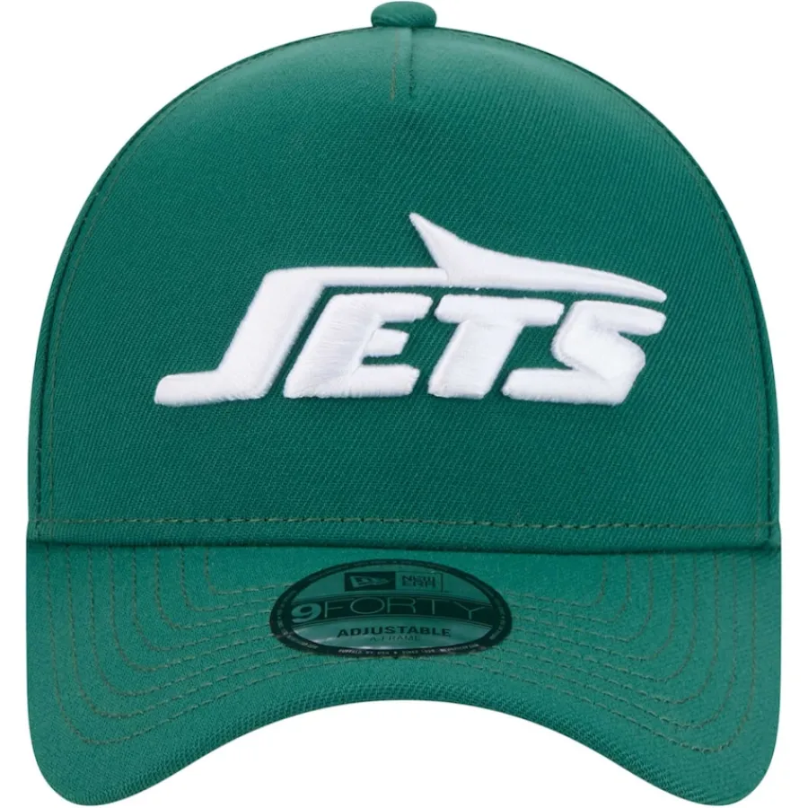 New York Jets Hats | Men^Men's New Era Green A-Frame 9FORTY Adjustable Hat