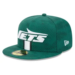 New York Jets Hats | Men^Men's New Era Green 2024 Sideline 59FIFTY Fitted Hat