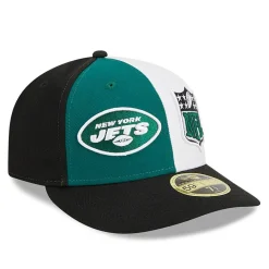 New York Jets Fitted^Men's New Era Green/Black 2023 Sideline Low Profile 59FIFTY Fitted Hat
