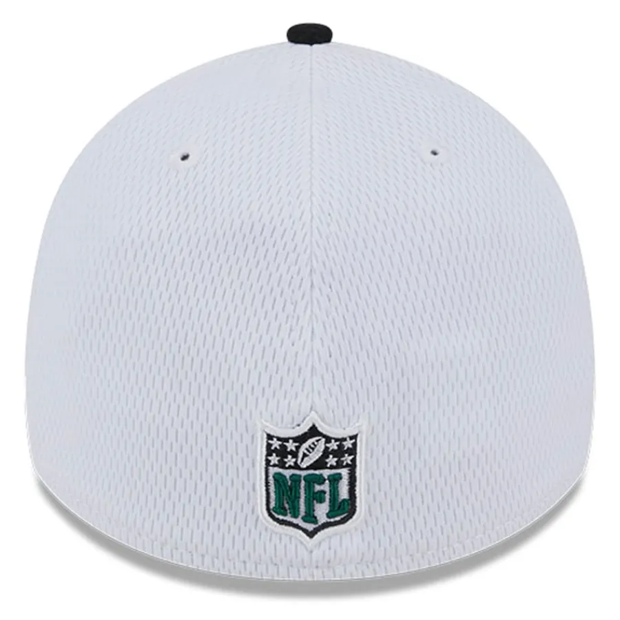 New York Jets Flex^Men's New Era White/Black 2023 Sideline 39THIRTY Flex Hat