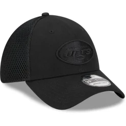 New York Jets Hats | Men^Men's New Era Black Main Neo 39THIRTY Flex Hat