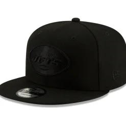 New York Jets Hats | Men^Men's New Era Black 9FIFTY Snapback Hat