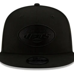 New York Jets Hats | Men^Men's New Era Black 9FIFTY Snapback Hat