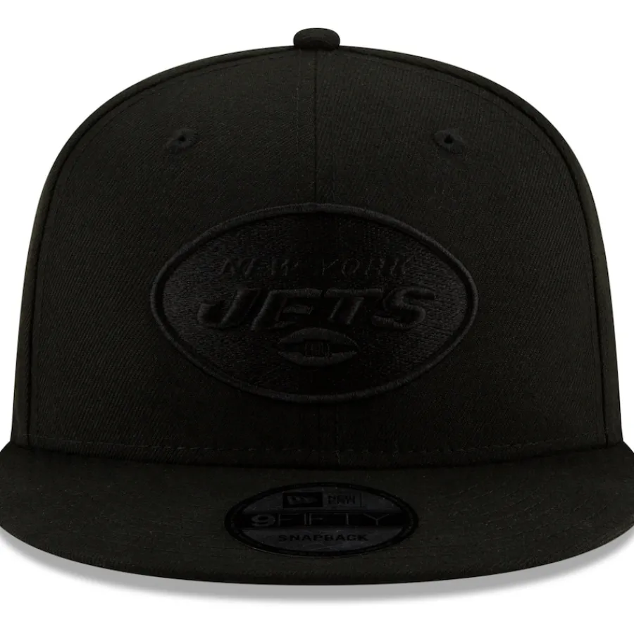 New York Jets Hats | Men^Men's New Era Black 9FIFTY Snapback Hat
